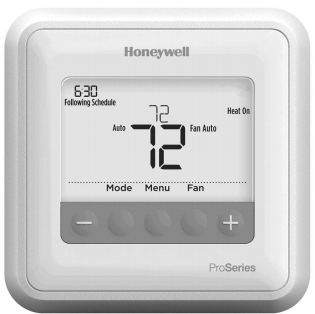 Honeywell T4 Pro Programmable Thermostat Installation Instructions