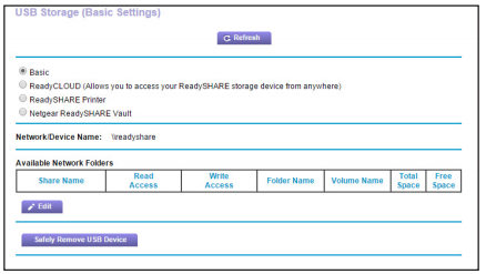 netgear readyshare usb drive format