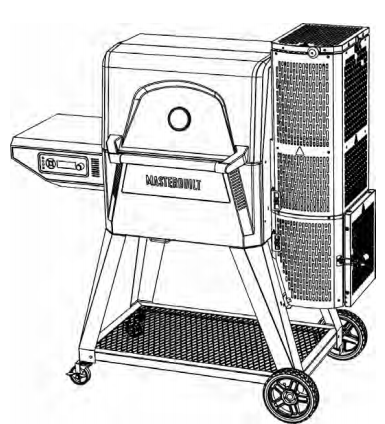 MASTERBUILT GRAVITY SERIESTM 560 Digital Charcoal Grill + Smoker User Manual (Manual applies to the following model number(s) MB20040220)