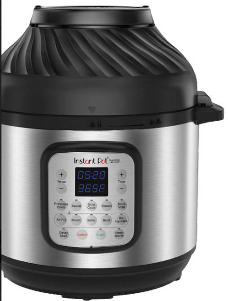 INSTANT POT DUO CRISP TM + AIR FRYER User Manual (Multi-Use Pressure ...