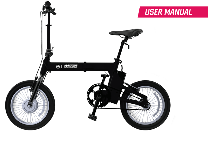 GOTRAX SHIFT S1 E-BIKE FOLDABLE ELECTRIC BIKE USER MANUAL