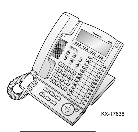 Panasonic Digital Proprietary Telephones for Hybrid IP PBX User’s Manual