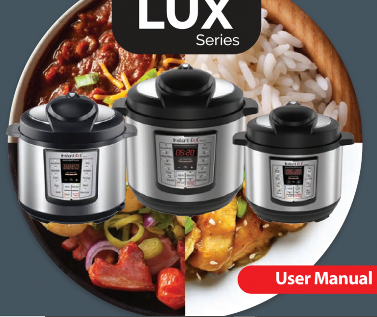 INSTANT POT LUX SERIES User Manual Text Manuals